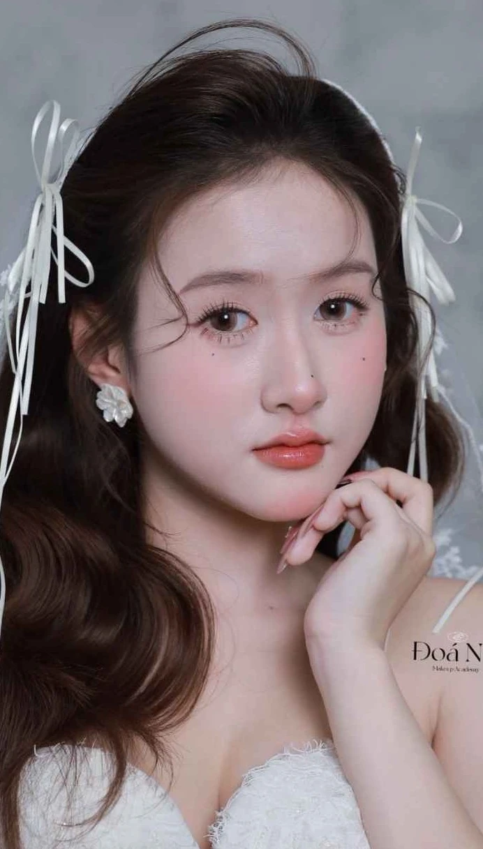 makeup cô dâu tone cam - Doa Nhi Studio